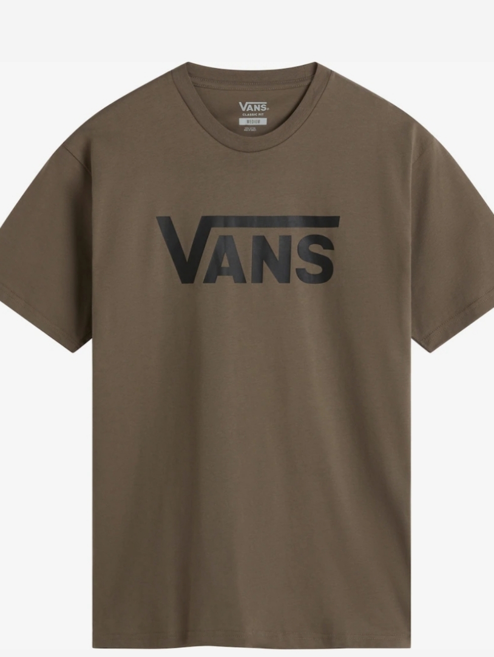 Vans Classic Logo‎ S/S Crew T-Shirt- Dark Green